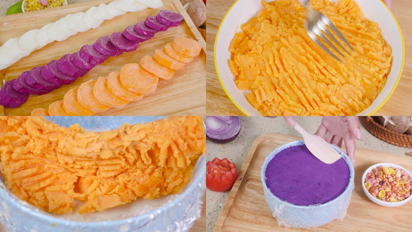 紫薯山药蛋糕