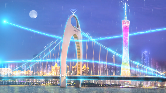 【4K】智慧广州科技未来城市/物联网5G