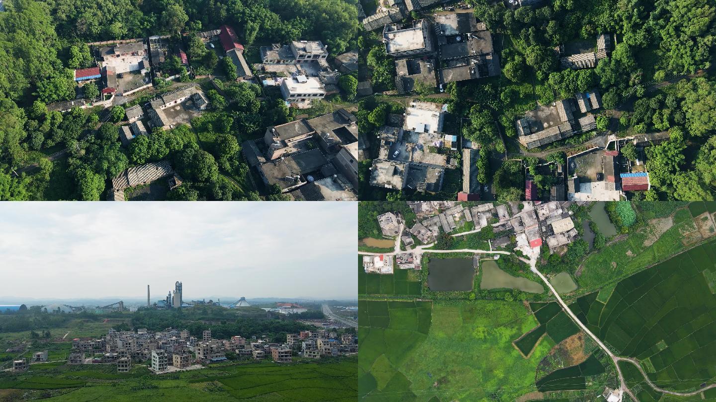 航拍广西南方农村老房子_3840x2160_高清视频素材下载(编号:7215833)_