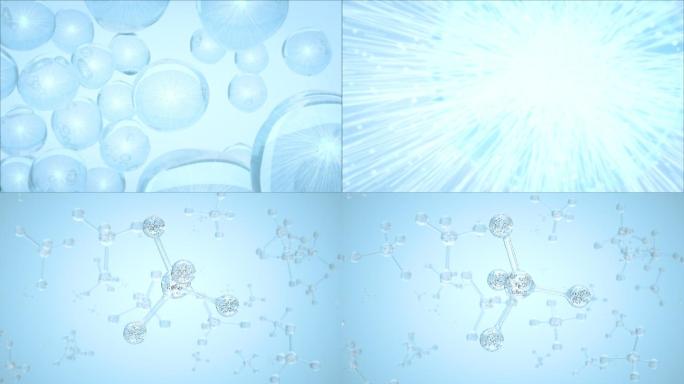 化妆品水滴分子细胞