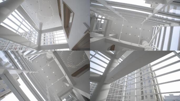 建筑设计 建筑 结构 阳光光线反射