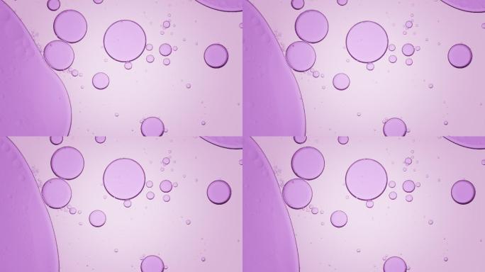 紫罗兰色气泡基因油腻圈圈点点浮力细胞分解
