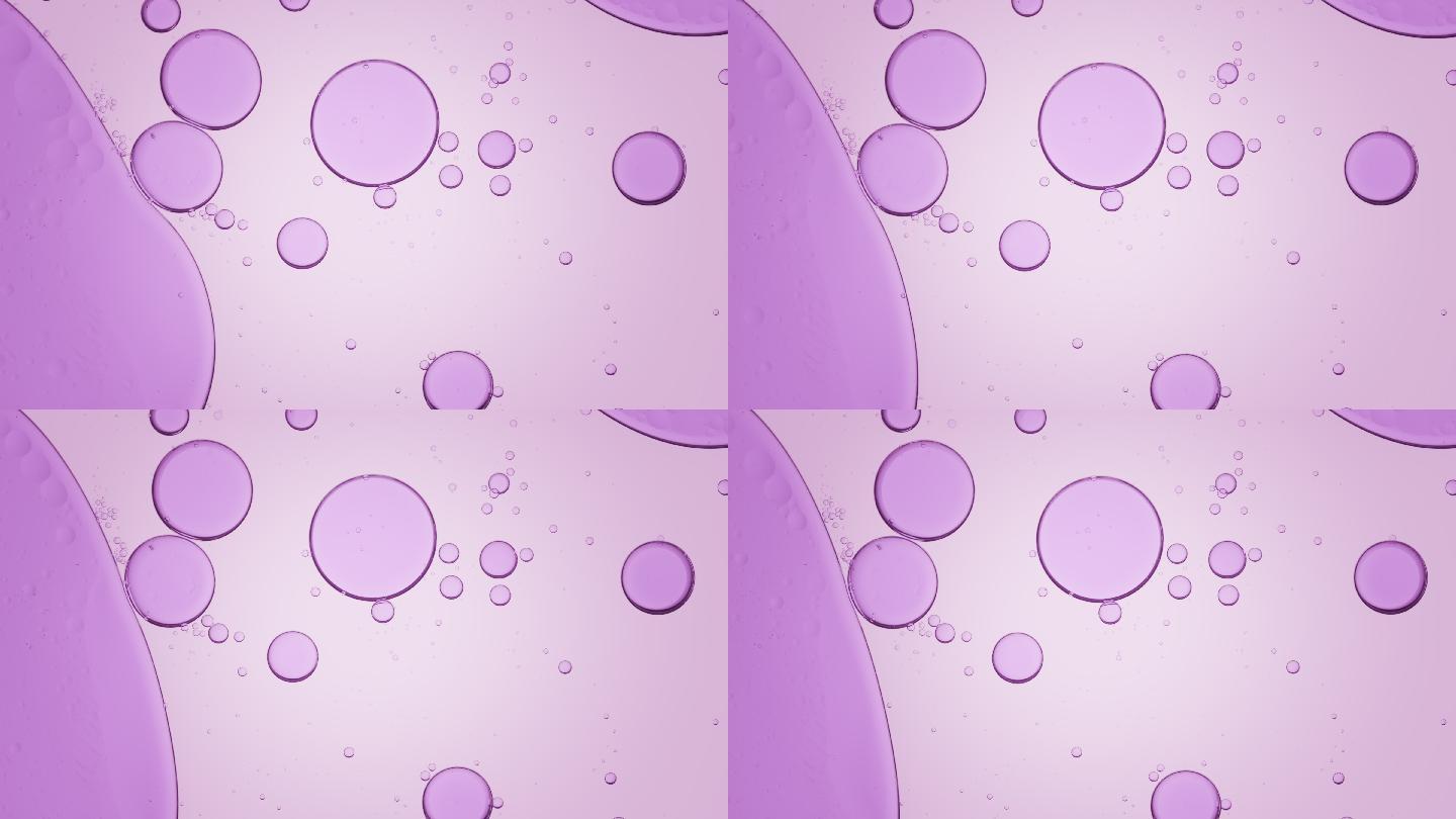 紫罗兰色气泡基因油腻圈圈点点浮力细胞分解