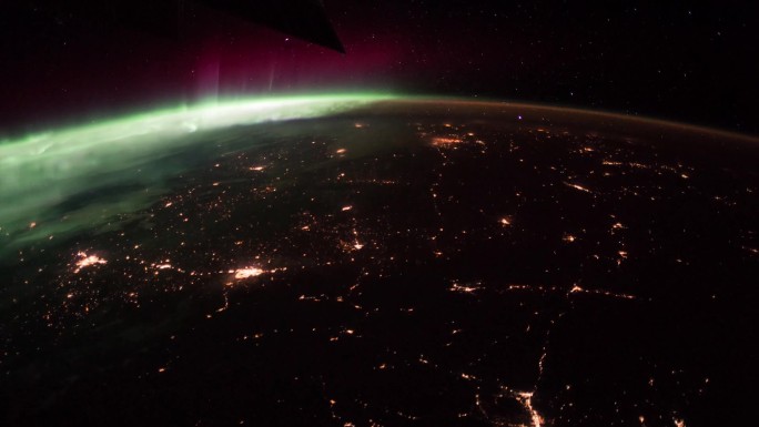 空国际空间站流浪地球科幻电影三体视频