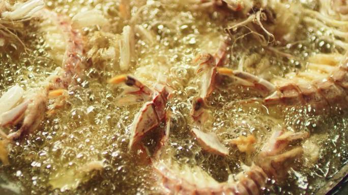 皮皮虾虾蛄油炸食物海鲜