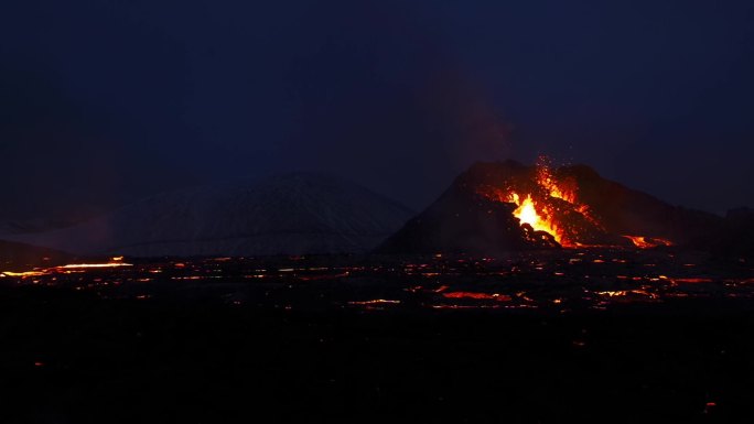 冰岛火山喷发火山灰