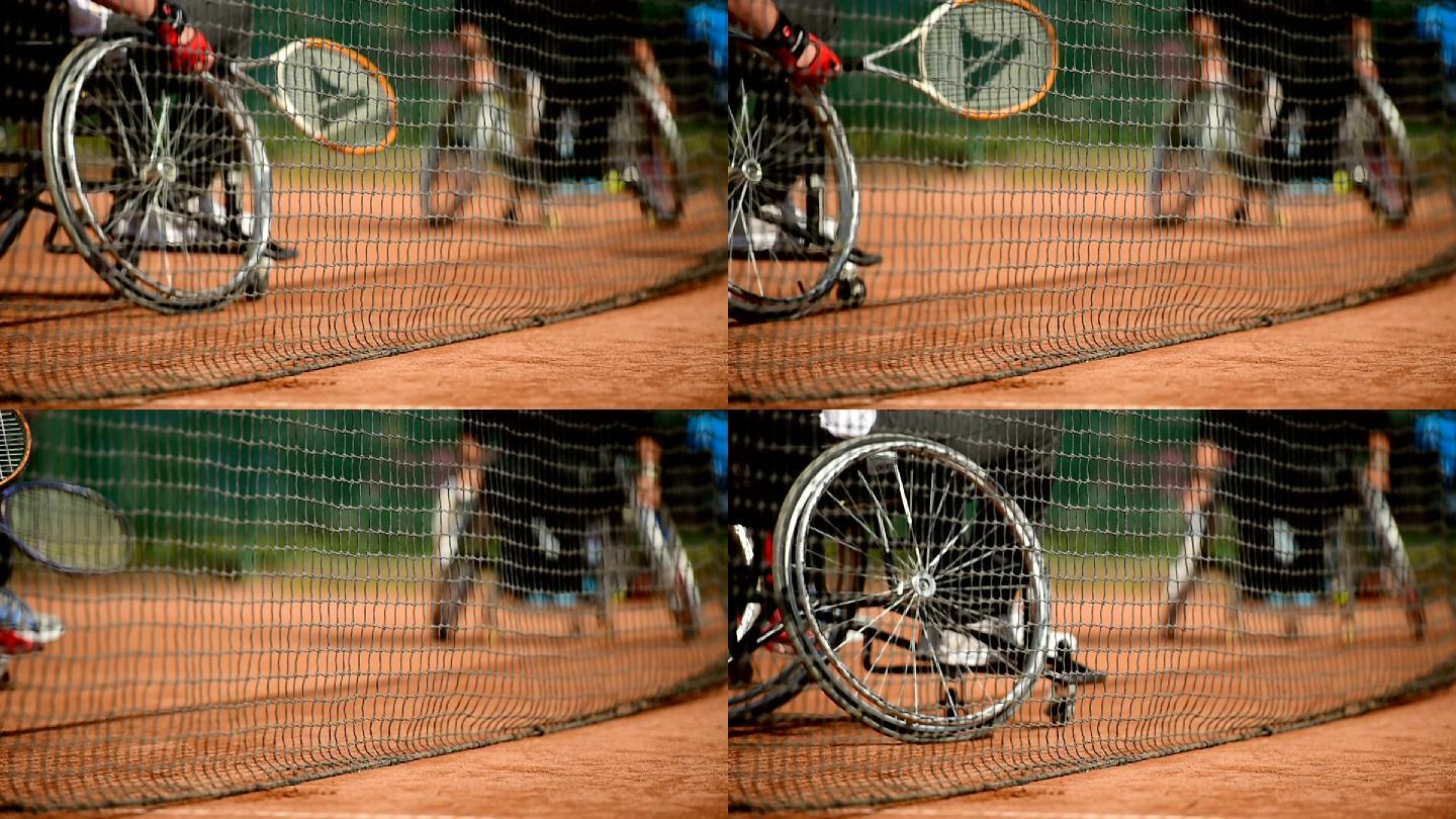 轮椅网球运动员