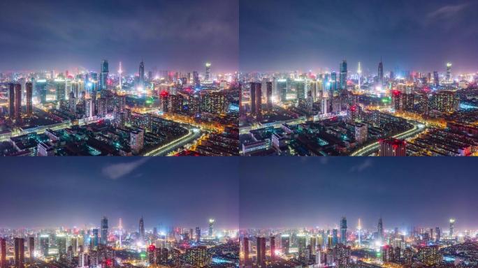 【高清4k】沈阳青年大街超美城市夜景