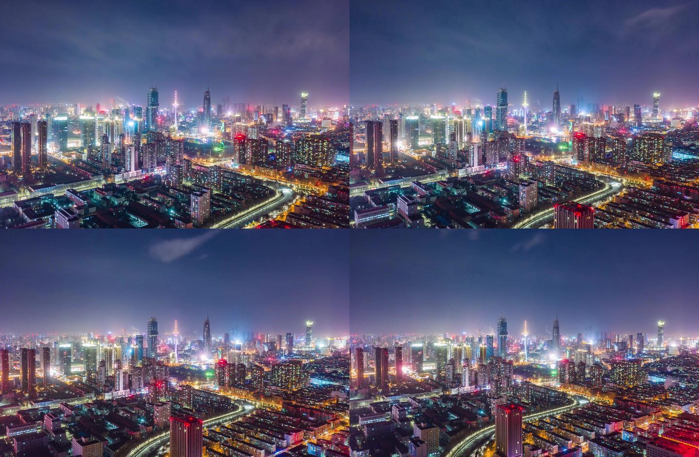 【高清4k】沈阳青年大街超美城市夜景