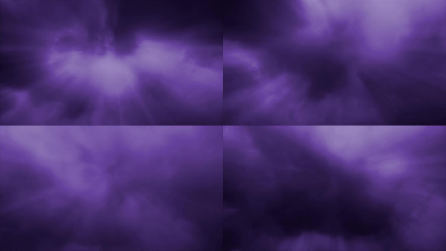 紫色延时云背景神奇神秘