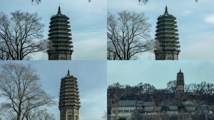 抚顺高尔山辽代佛塔古塔寺院