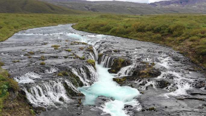冰岛布鲁尔福斯瀑布