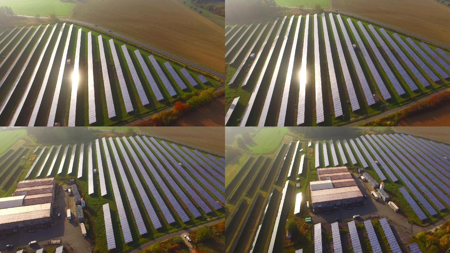 太阳能发电站太阳能发电站光板电力新能源光