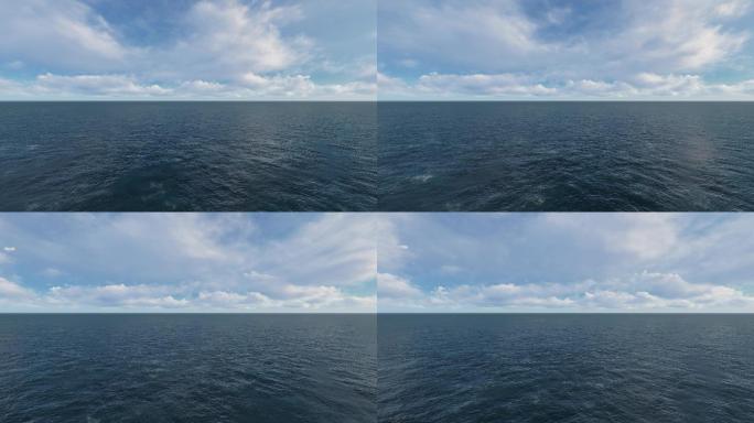 海洋俯视海洋4K视频