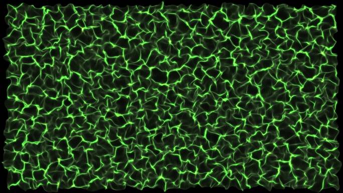 绿色燥波波纹