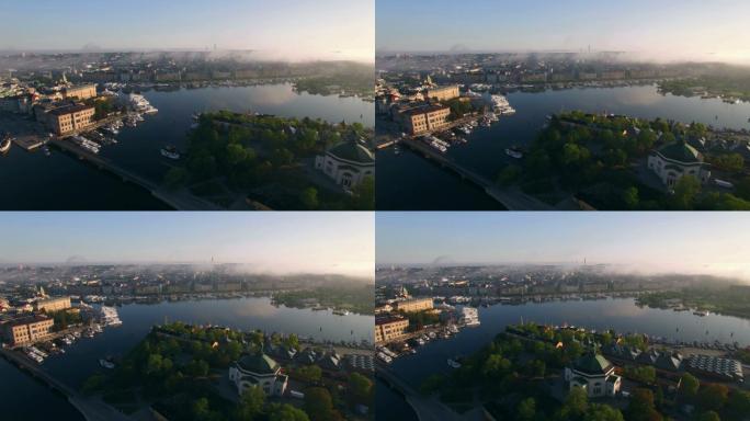 斯德哥尔摩城市鸟瞰图
