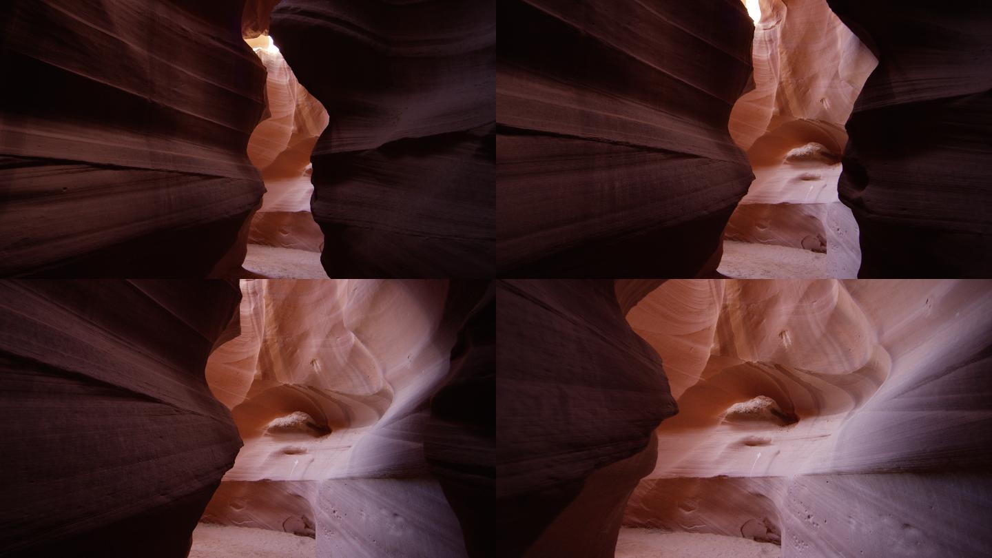 羚羊峡谷的墙壁狭缝型摄影景点鬼斧神工