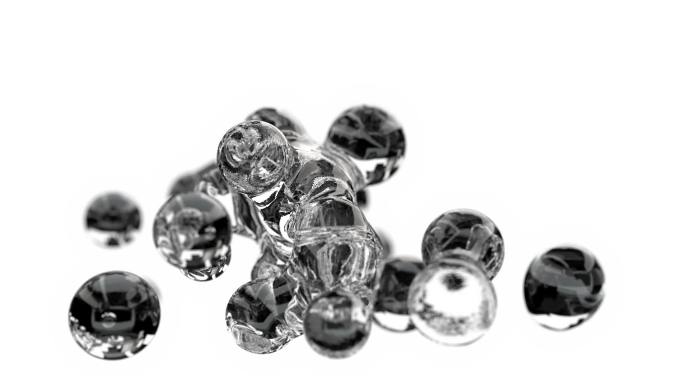 气泡沸水分子结构化学