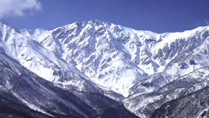 白马达科山高原海拔雪山雪峰山谷峡谷