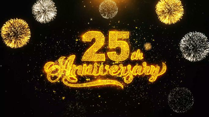 25周年快乐祝福25二十五岁25年