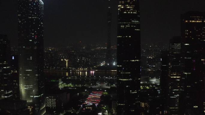 广州夜景航拍