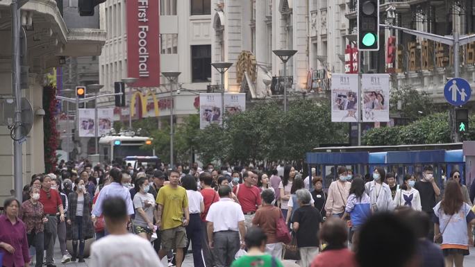 上海南京路步行街