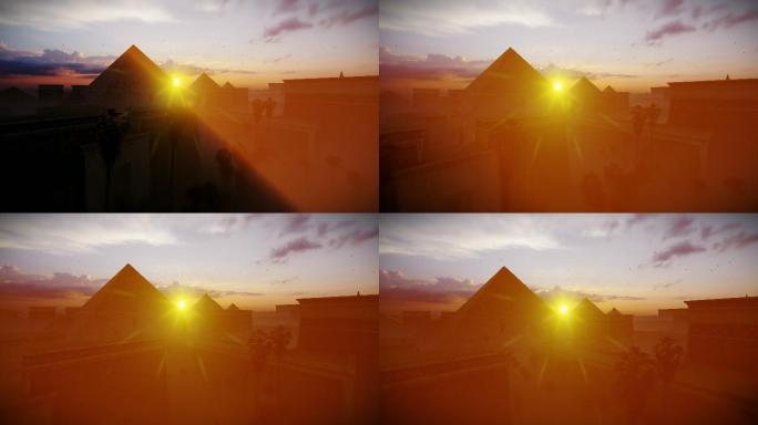 吉萨大金字塔与神奇的日出