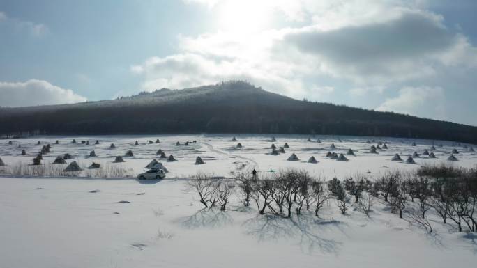 雪景山林 雾凇