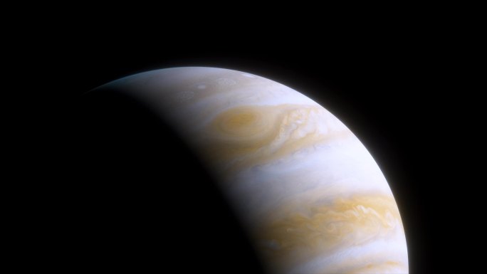 木星上的大红斑望远镜浩瀚宇宙表面特写