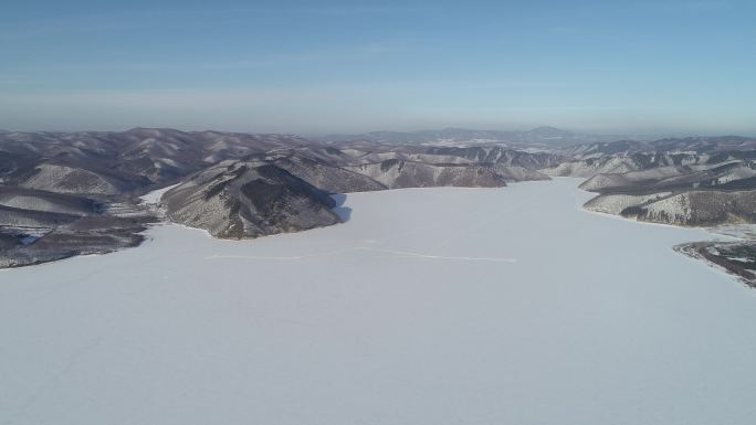 4K航拍最美中国冰天雪地