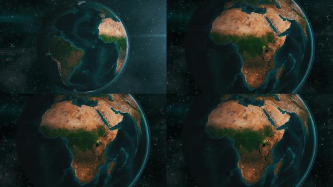 地球视频素材3d模型星球旋转