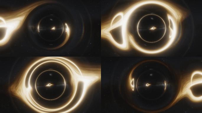 超大质量黑洞动画视频素材