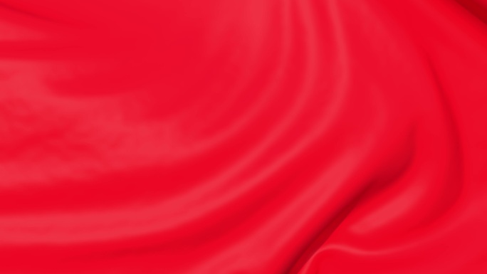 【原创】4K流动的大红旗红布视频背景