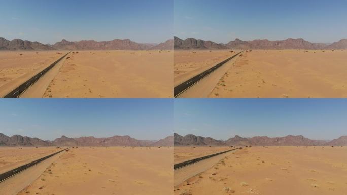 沙特阿拉伯西部塔布克红沙沙漠地区