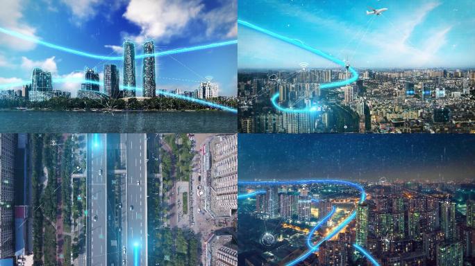【AE模板】智慧成都科技城市云计算物联网