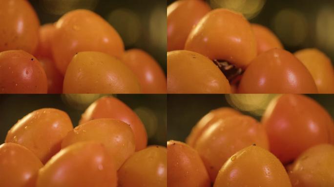 富平柿子 柿子 尖柿 美食 秋季水果
