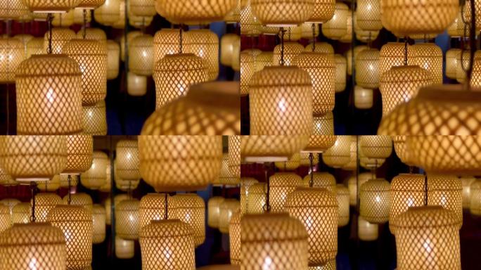 元宵佳节元宵节灯会中国风复古的现代电灯笼