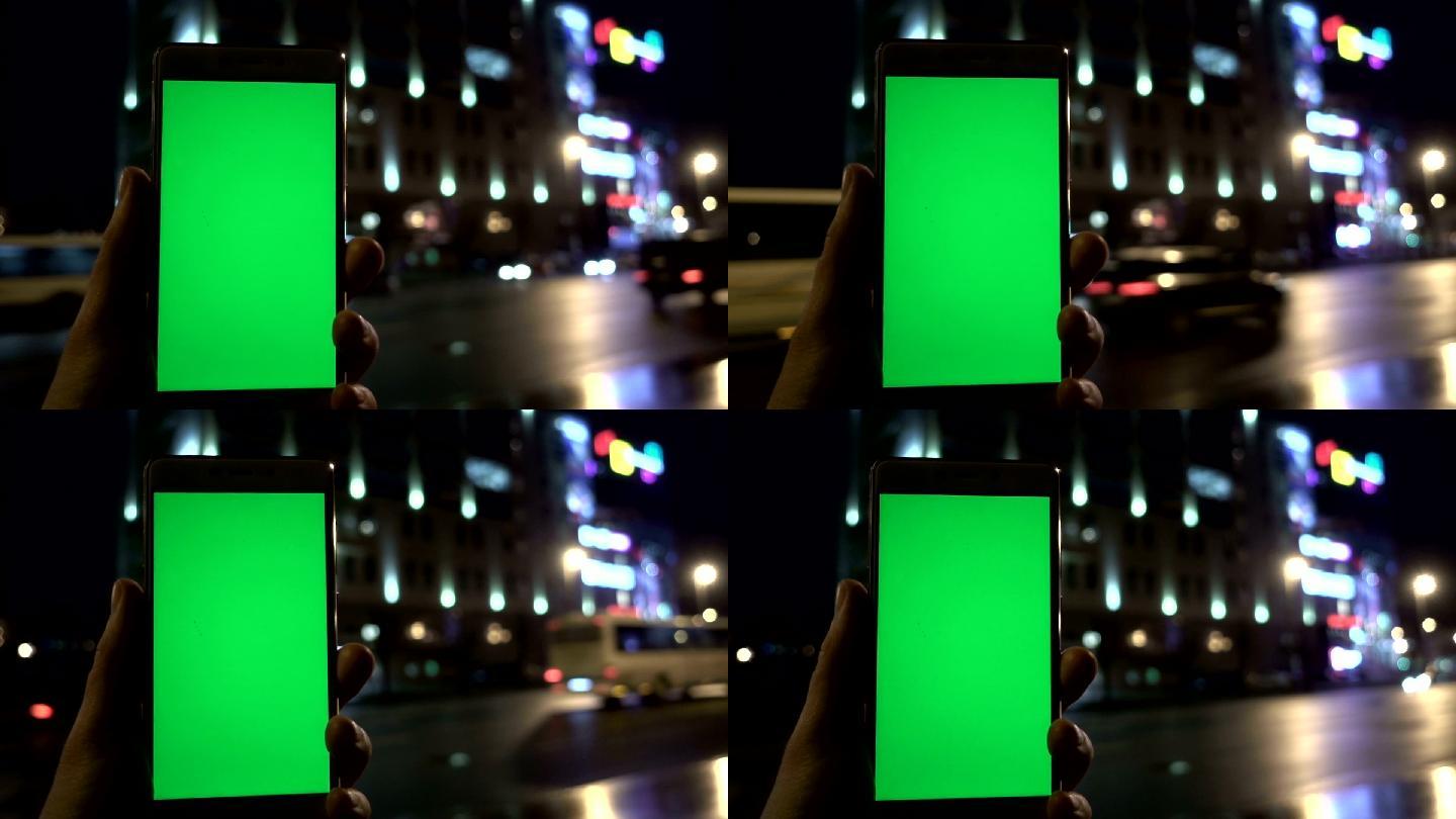 绿色屏幕的手机手机绿幕抠像透明通道使用手