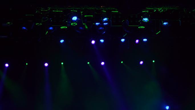 音乐会灯光。舞台灯光。