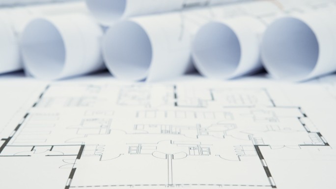 建筑制图概念设计稿工业绘图设计图纸