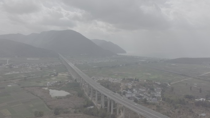 航拍 大理  大桥 地标   公路 风景