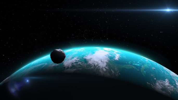 巨大的小行星向地球加速