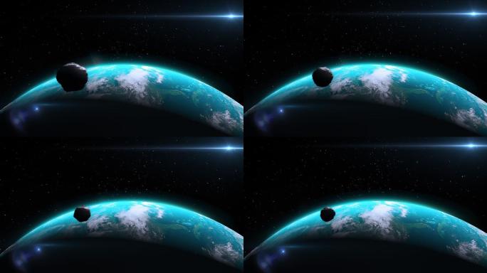 巨大的小行星向地球加速