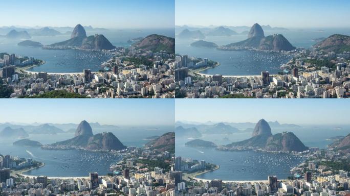 巴西里约热内卢巴西城市航拍巴西风光旅游
