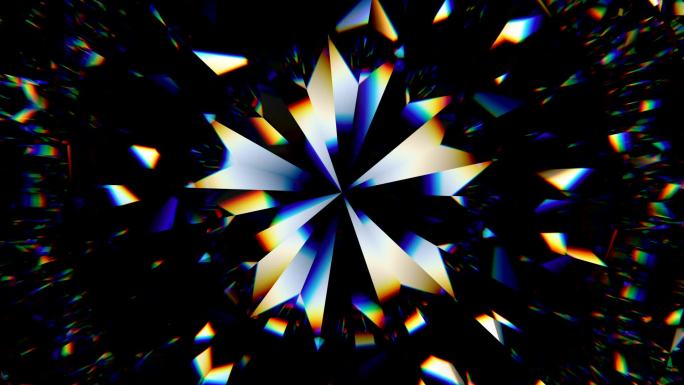 抽象背景水晶白色五光十色艺术钻石