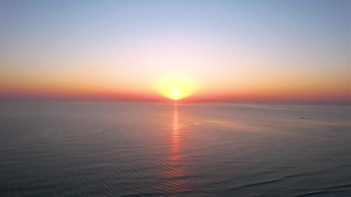 海边日出 太阳升起
