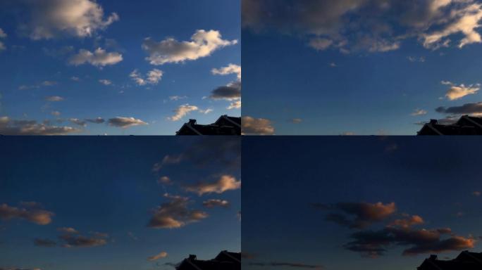 原创视频素材 延时摄影城市天空日出日落