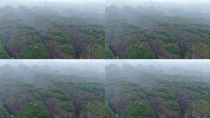 航拍湖南怀化万佛山4A景区