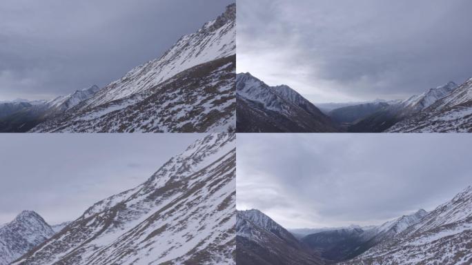 雅克夏雪山、雪山、雪景、四川黑水