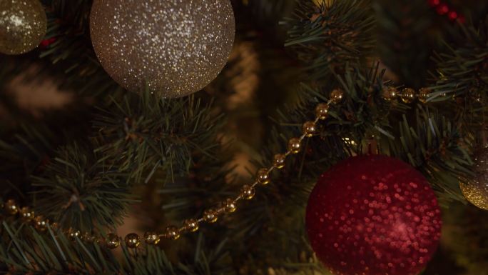 圣诞树装饰灯光元宵节果实